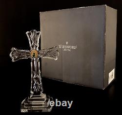 Waterford 8 Crystal Standing Cross 104819 Box Foam Inserts Stickers