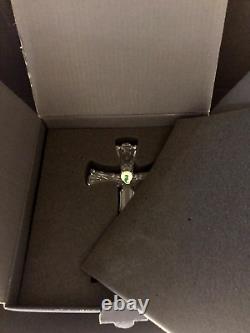 Waterford 8 Crystal Standing Cross 104819 Box Foam Inserts Stickers