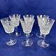 Waterford Alana Wine Crystal Glasses Lot Of 6 Excellent Stamped