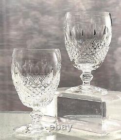 Waterford Colleen Water Glasses Short Stem Vintage Cut Glasses Ireland -2