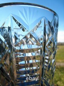 Waterford Crystal. 10 Flower Vase. Clare Pattern. Ireland. Very Nice