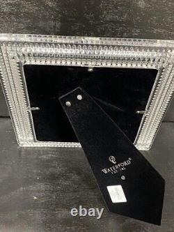 Waterford Crystal 8x10 Lismore Diamond Picture Frame In Original Box Mint