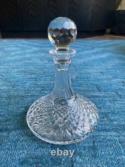 Waterford Crystal ALANA Pattern Ships Decanter for Liquor Brandy Scotch Wine