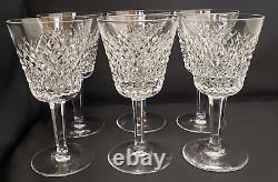 Waterford Crystal Alana 6 Claret Wine Glasses Circa 1952 2022 Made In Ireland