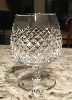 Waterford Crystal Alana Brandy Snifters 5 1/8 Set of 4 Mint