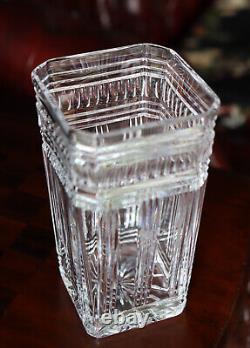 Waterford Crystal America's Heritage Collection Abraham Lincoln Vase GORGEOUS