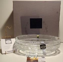 Waterford Crystal Artisan Collection Oval Bowl 11 1/2 Made In Ireland In Box