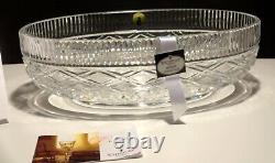 Waterford Crystal Artisan Collection Oval Bowl 11 1/2 Made In Ireland In Box