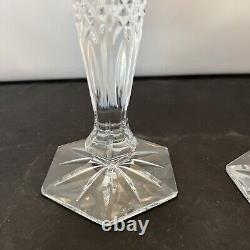 Waterford Crystal BETHANY Candlesticks Pair 10