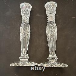 Waterford Crystal BETHANY Candlesticks Pair 10