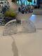 Waterford Crystal Bookends Pair Cut Crystal Quarter Circle Quadrant Ireland Pres
