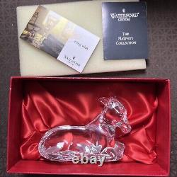 Waterford Crystal Camel & Donkey Figurines Christmas Nativity Collection IOB