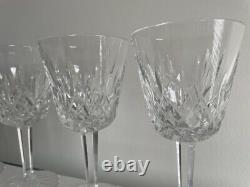 Waterford Crystal Claret Wine Glasses Set of 4 Vintage Signed