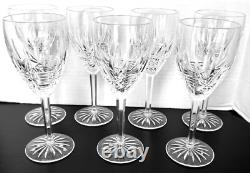 Waterford Crystal Crookhaven Wine Glasses 8 Set of 7 Mint