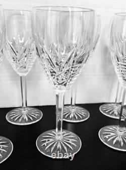 Waterford Crystal Crookhaven Wine Glasses 8 Set of 7 Mint