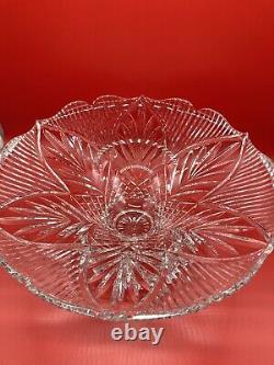 Waterford Crystal Designers Gallery 12.75 FLORAL CENTERPIECE In Box SIGNED