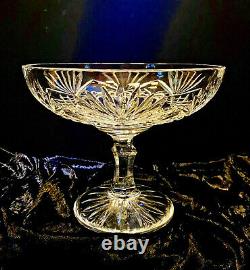 Waterford Crystal Dorset Pattern 8 Pedestal Compote with Original Box