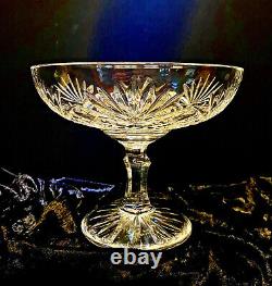 Waterford Crystal Dorset Pattern 8 Pedestal Compote with Original Box
