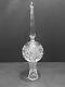 Waterford Crystal Glass Tree Topper Ornament Round Tip 10 1/4 No Box
