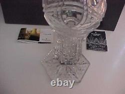 Waterford Crystal Hurricane Lamp Romance Of Ireland WithBox and Outer Box MINT