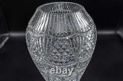 Waterford Crystal Ireland Master Cutter Flower Vase 12 #2 FREE USA SHIPPING