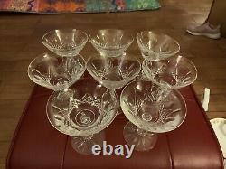 Waterford Crystal Kenmare Champagne/Tall Sherbet, 4 3/4 Tall, 4 1/2 Set Of 8
