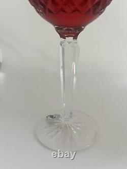 Waterford Crystal Lismore Crimson Wine Glass Hard to Find