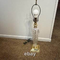 Waterford Crystal Lismore Table Lamp 30.5 Tall SIGNED