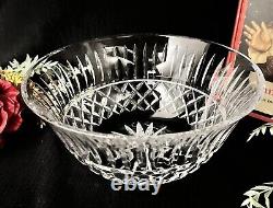 Waterford Crystal Maeve Cut 9 Bowl Vintage Cut Crystal Ireland Blown Glass