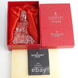 Waterford Crystal Melchior Wiseman Nativity Collection With Original Red Box