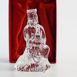 Waterford Crystal Melchior Wiseman Nativity Collection With Original Red Box