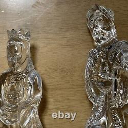 Waterford Crystal Nativity 3 Wisemen Melchior Balthasar Gaspar 2 Original Boxes