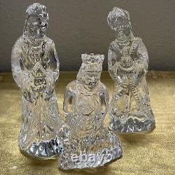 Waterford Crystal Nativity 3 Wisemen Melchior Balthasar Gaspar 2 Original Boxes