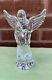 Waterford Crystal Nativity Collection 5th Herald Angel W Song Book Figurine Mint