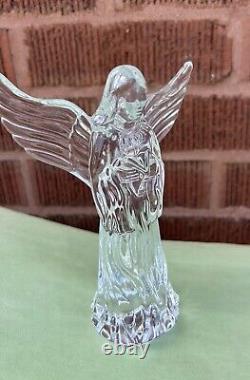 Waterford Crystal Nativity Collection 5th Herald Angel w Song Book Figurine Mint