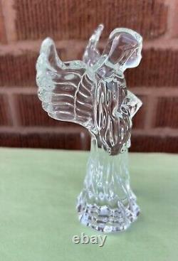 Waterford Crystal Nativity Collection 5th Herald Angel w Song Book Figurine Mint