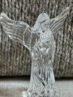 Waterford Crystal Nativity Collection 5th Herald Angel w Song Book Figurine Mint