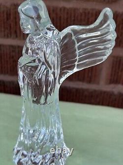 Waterford Crystal Nativity Collection 5th Herald Angel w Song Book Figurine Mint