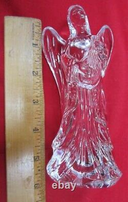 Waterford Crystal Nativity Collection Angel with Lute #427684400 w. Box 1990's