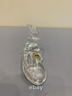 Waterford Crystal Nativity Collection Donkey Paperweight SIGNED WithLABEL 4.5L