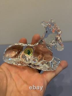 Waterford Crystal Nativity Collection Donkey Paperweight SIGNED WithLABEL 4.5L