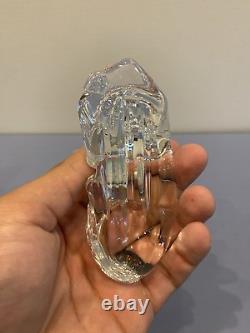 Waterford Crystal Nativity Collection Donkey Paperweight SIGNED WithLABEL 4.5L