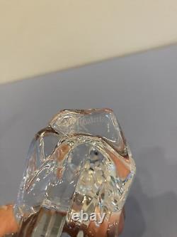 Waterford Crystal Nativity Collection Donkey Paperweight SIGNED WithLABEL 4.5L