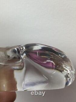 Waterford Crystal Nativity Collection Donkey Paperweight SIGNED WithLABEL 4.5L