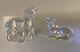 Waterford Crystal, Nativity Collection, Set Of 2 Sheep/lambs, Mint Condition
