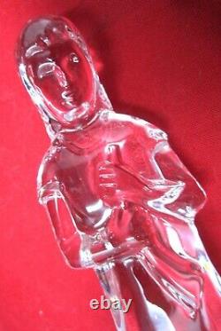 Waterford Crystal Nativity Collection Shepherd Boy w Horn 1990s Issue 403164400