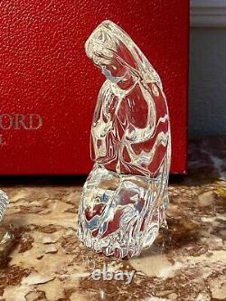 Waterford Crystal Nativity Collection The Holy Family figurine Set 3 Piece