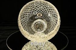 Waterford Crystal Pedestal Punch Bowl Watermarked Made in Ireland