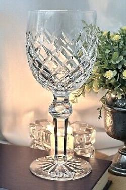 Waterford Crystal Powerscourt Water Glass Vintage Blown Glass Ireland 1
