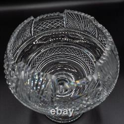Waterford Crystal Prestige Collection Footed Centerpiece Bowl 9 3/4 H FREE SHIP